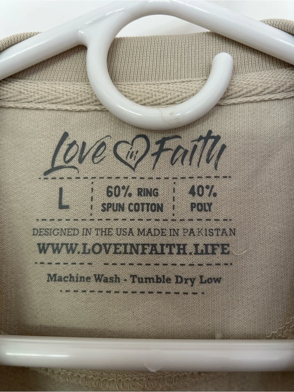 Crewneck Sweatshirt - Beige 